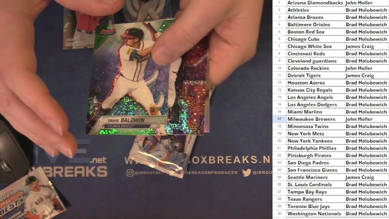 2025 Bowmnas Best Baseball Hobby 6x Pack Break #18 LBB