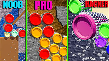 NOOB vs PRO vs HACKER - Auto Diggers