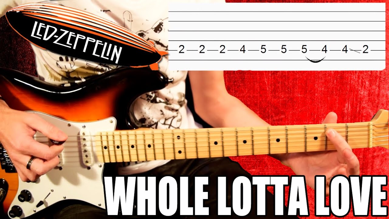 how to play led zeppelin whole lotta love on guitar