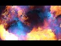 Abstract Yellow Blue Watercolor Background video | Footage | Screensaver