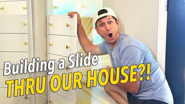 Dad Builds Hidden Slide!