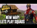 New Map?! Let's Play Squads - Fortnite Battle Royale Gameplay - Ninja