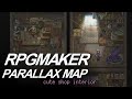 Map With Me! RPGMaker MV Parallax Mapping a shop interior.