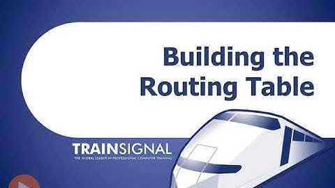 01 Introduction - Building the Routing Table