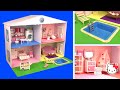 Diy miniature dollhouse using a cardboard box