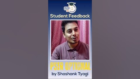 Student Feedback | PSIR Optional #UPSC #IAS #CSE #IPS