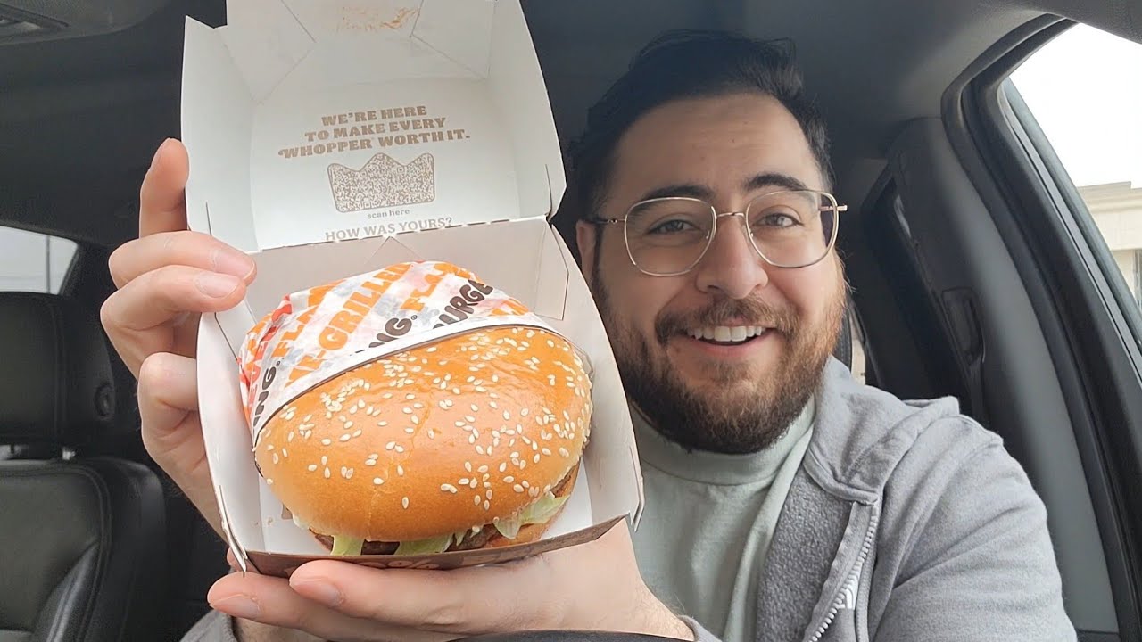 Trying Burger King's NEW Premium Whopper