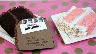 DIY Birthday Cake Postcard