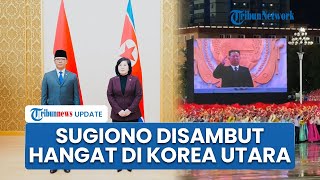 Momen Bersejarah Menlu Sugiono ke Korut, Bersama Kim Jong Un Lihat Parade Militer HUT Partai Pekerja