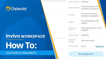 How To: Edit Product Availability in Invivo Workspace