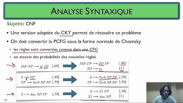 Traitement automatique des langues [6.12] Analyse syntaxique - version probabiliste de CKY