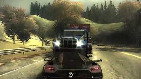 NFS Most Wanted: Koenigsegg ONE:1 Gameplay