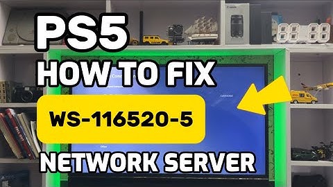 How To Fix PS5 WS-116520-5 An error occurred while connecting to the server