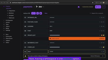 Detecting invisible characters - Doppler