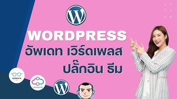 สอนทำเว็บไซต์ 2022 - อัพเดท เวิร์ดเพลส ปลั๊กอิน ธีม WordPress