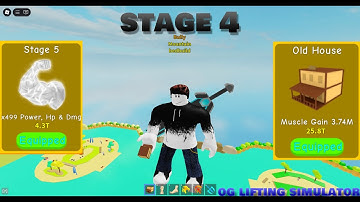 I Got Stage 5 in OG Lifting Simulator!