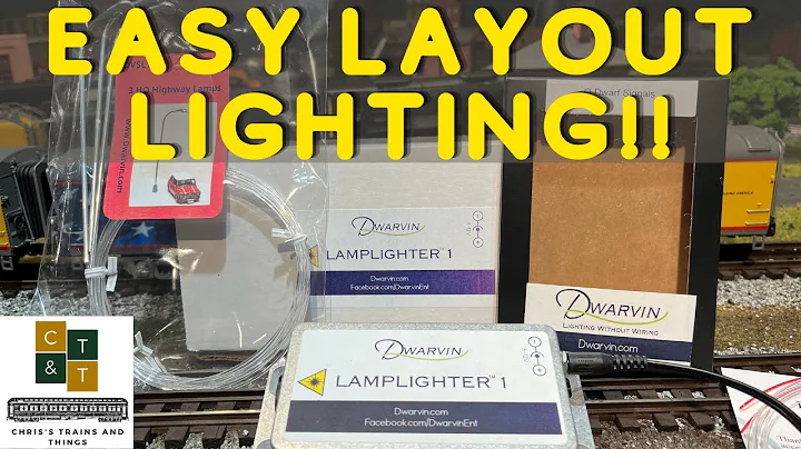 EASY LIGHTING! Dwarvin Lights For Your O Gauge Layout!