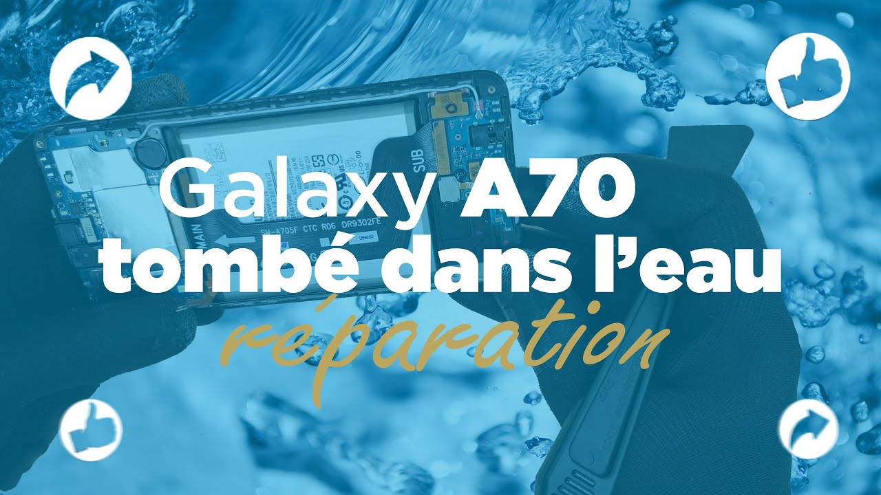 Réparer un Samsung Galaxy A70 tombé dans l'eau - Pieces2mobile