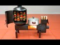 How to make a multi-function wood stove with cooking