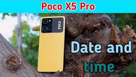 How To Set Date And Time In Poco X5 Pro, Set Date And Time In Poco X5 Pro, How To Set Date And