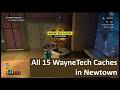 Lego Batman LDK: All 15 WayneTech Caches in Newtown (Legend of the Dark Knight)