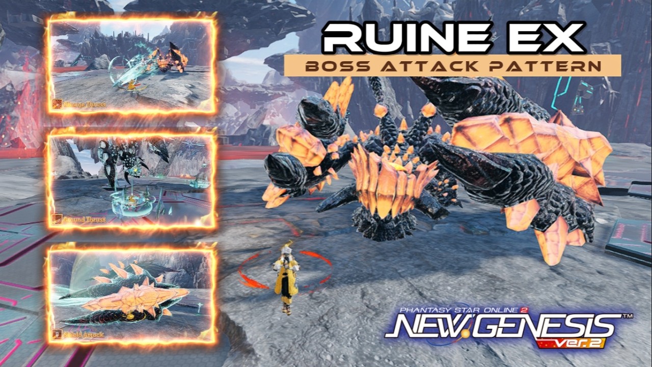 Ex Boss PSO2NGS Boss: Ruine EX (Boss Attack Pattern) #pso2ngs - YouTube