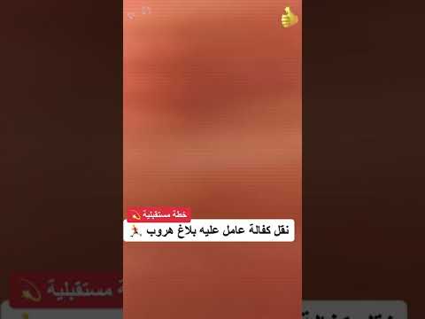 نقل كفالة عامل عليه بلاغ هروب خطة مستقبلية ترند مصر السعودية بلال الشاذلي