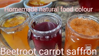 Homemade natural food colour| no chemical, no dyes| easy and simple with only 3 ingredients