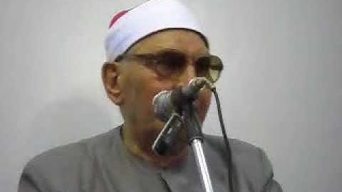 جواب ما فيش اروع من كده. كبير قراء مصر الشيخ محمد عصفور  سورة الأنبياء مقاطع مميزة 63