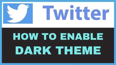 How To Enable Dark Theme On Twitter (X) | PC Tutorial