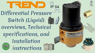 Differential Pressure Switch for Liquid / #TRENDCONTROLS / #DPSL