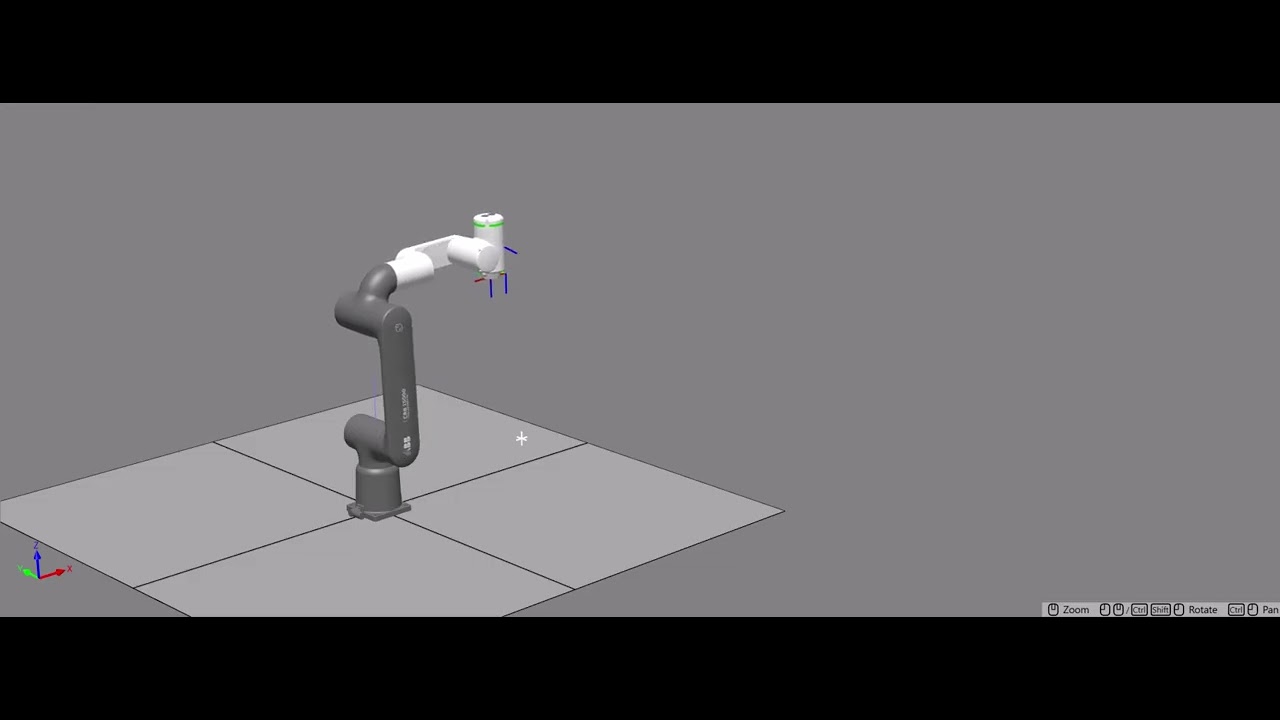 Teleoperation of an ABB GoFa robot with SpaceMouse in RobotStudio (EGM ...