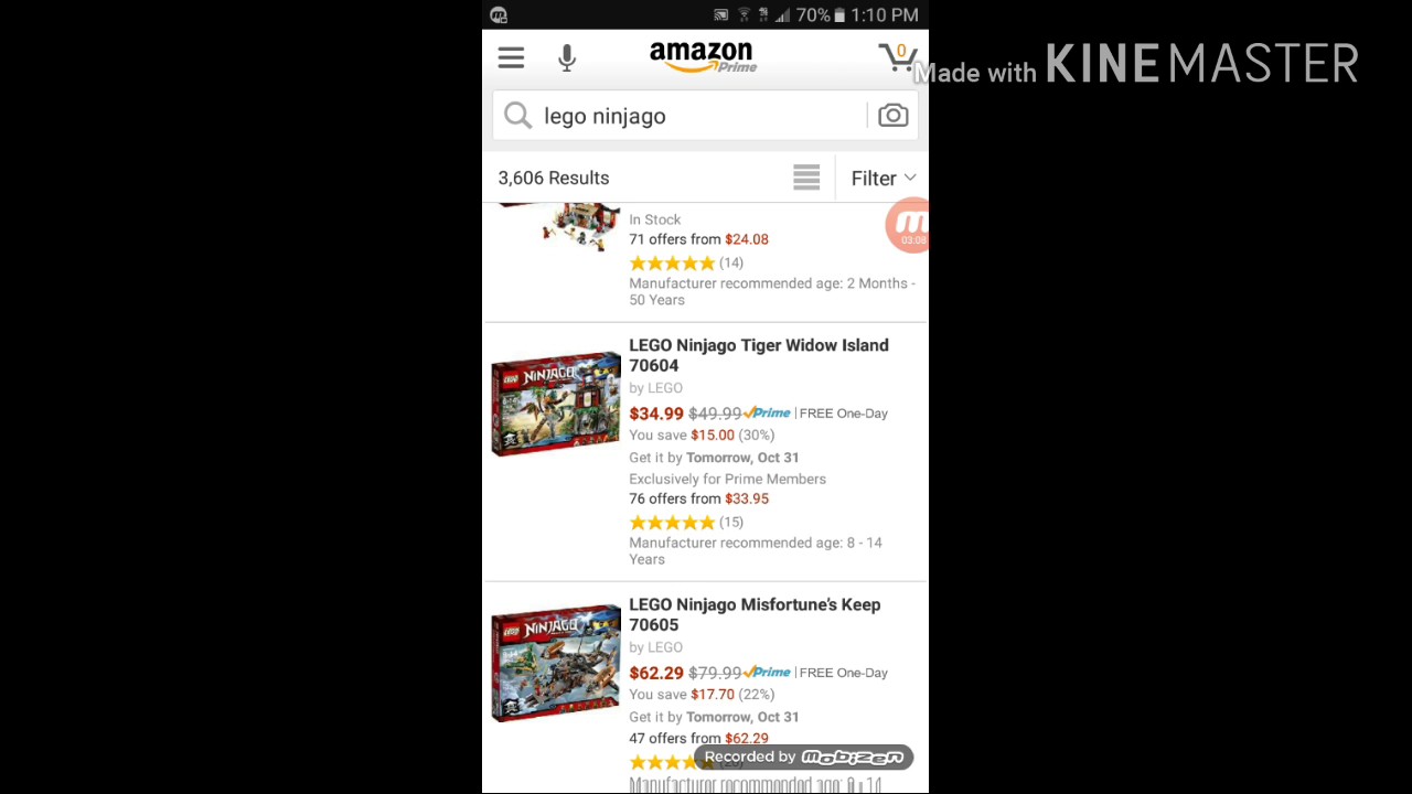 Lego Ninjago sets Now On Sale On Amazon!!