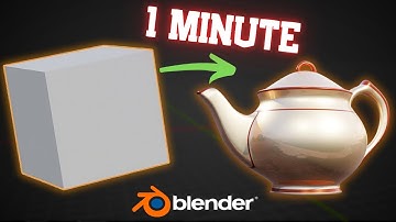 Create a Teapot in Blender in 1 Minute!
