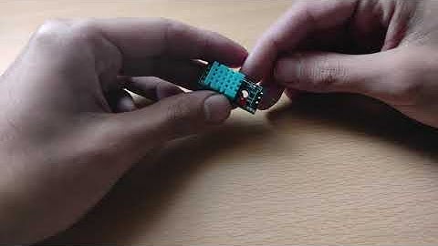 Medir humedad y temperatura sensor dht11