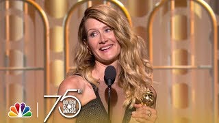 Laura Dern Wins Best Supporting TV Actress at the 2018 Golden Globes