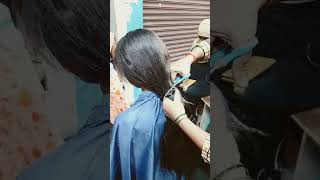 Very long hair's cutting to very short hair cutting✂️ #longhair to #shorthair cut #ytshorts💯 #shorts
