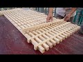 Extremely Creative And Ingenious Woodworking Talent // Perfect Dining Table With Breakthrough Design