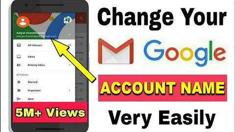 How To Change Gmail ID or Google Account Name | New Update 2024