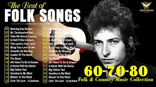 Old folk & country songs collection  Classic Folk & Country Music 60's 70's 80's Full Album