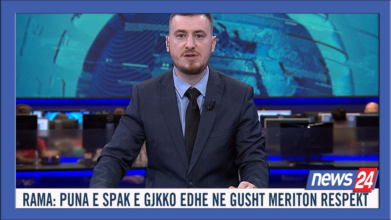 Gusht Rasmi 18 gusht 2023 Edicioni i Lajmeve ne News24 ne studio Klevin Muka (Ora ...