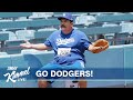 Guillermo Tries Out for the Dodgers Ball Crew