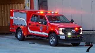 Vancouver Fire &amp; Rescue Services - *New* Rescue 2 &amp; BCEHS Responding