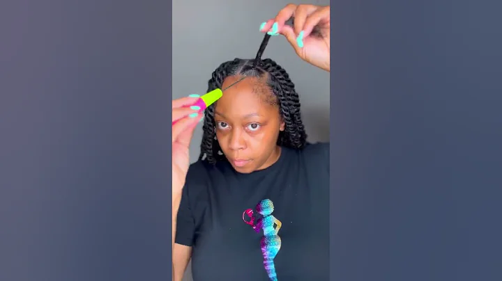 Watch me do my Marley Twists #shorts