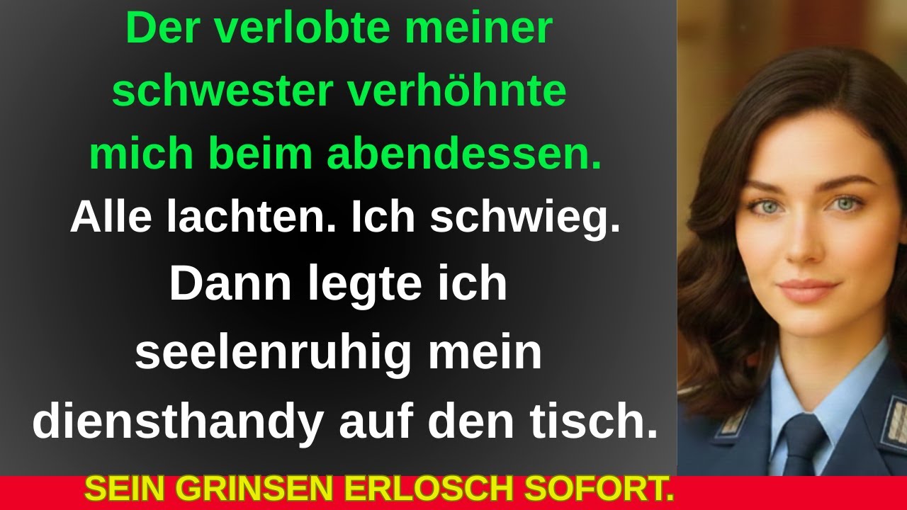 Der Verlobte meiner Schwester demütigte mich beim Dinner – bis ich mein Handy hinlegte