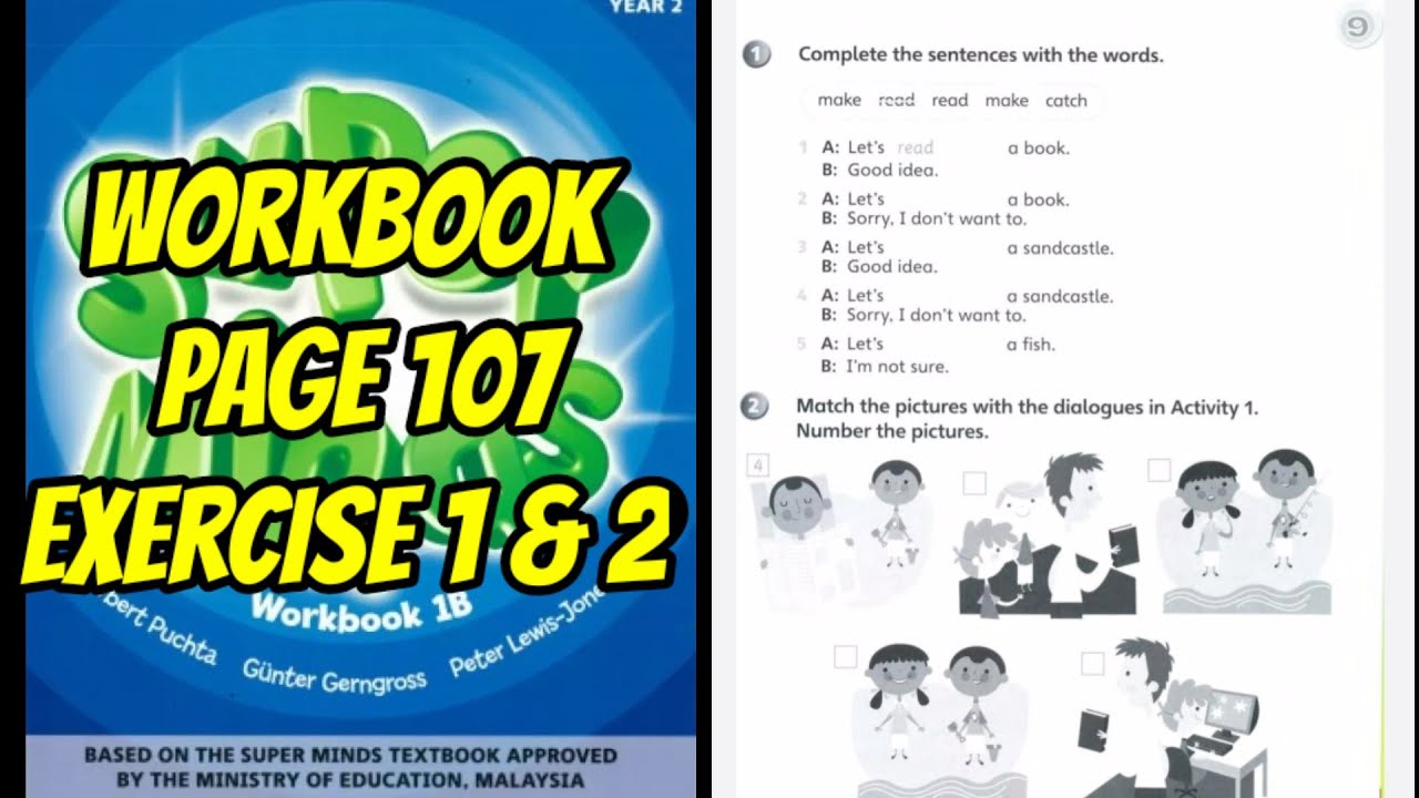 Cefr Year 2 Super Minds Workbook Page 107 Youtube