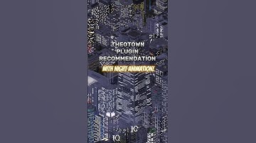 Theotown plugin recommendation with night animation💡| #theotown #citybuilder #fypシ #plugins #fyp