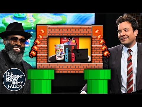 Jimmy plays super mario bros. Wonder on nintendo switch | the tonight show starring jimmy fallon