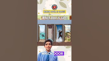 Which door is safe?#riddlechallenge #riddleaddict #logicpuzzles #riddleoftheday #brainteasers