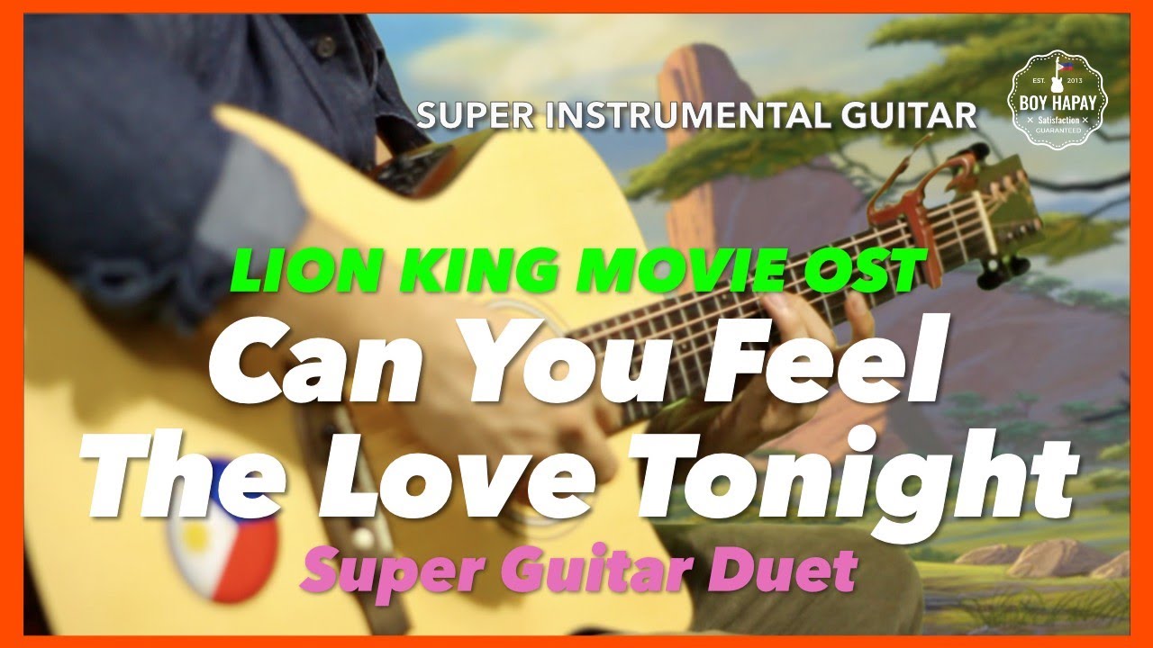 Can You Feel The Love Tonight Lyrics Lion King 2019 Karaoke Can You Feel The Love Tonight Lion King Ost Duet Instrumental Guitar Karaoke Version With Lyrics Youtube